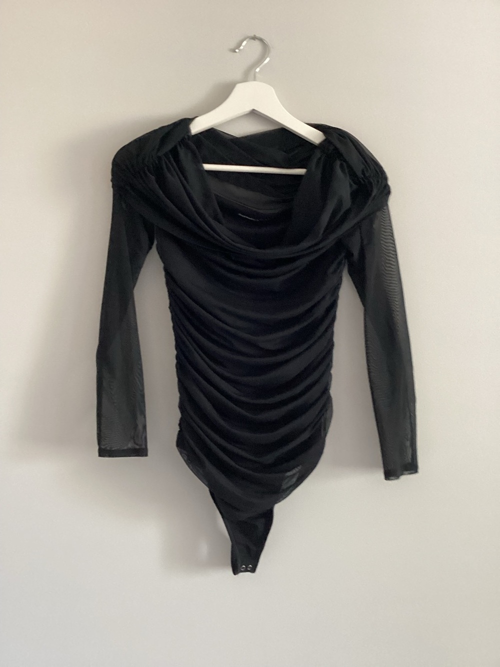 Abercrombie and Fitch Black Bodysuit, Size M